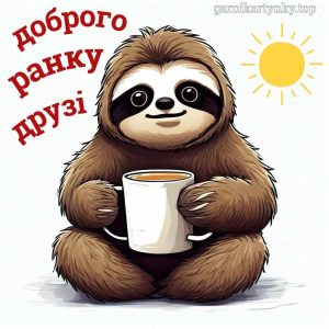 Побажання доброго ранку в картинках українською мовою